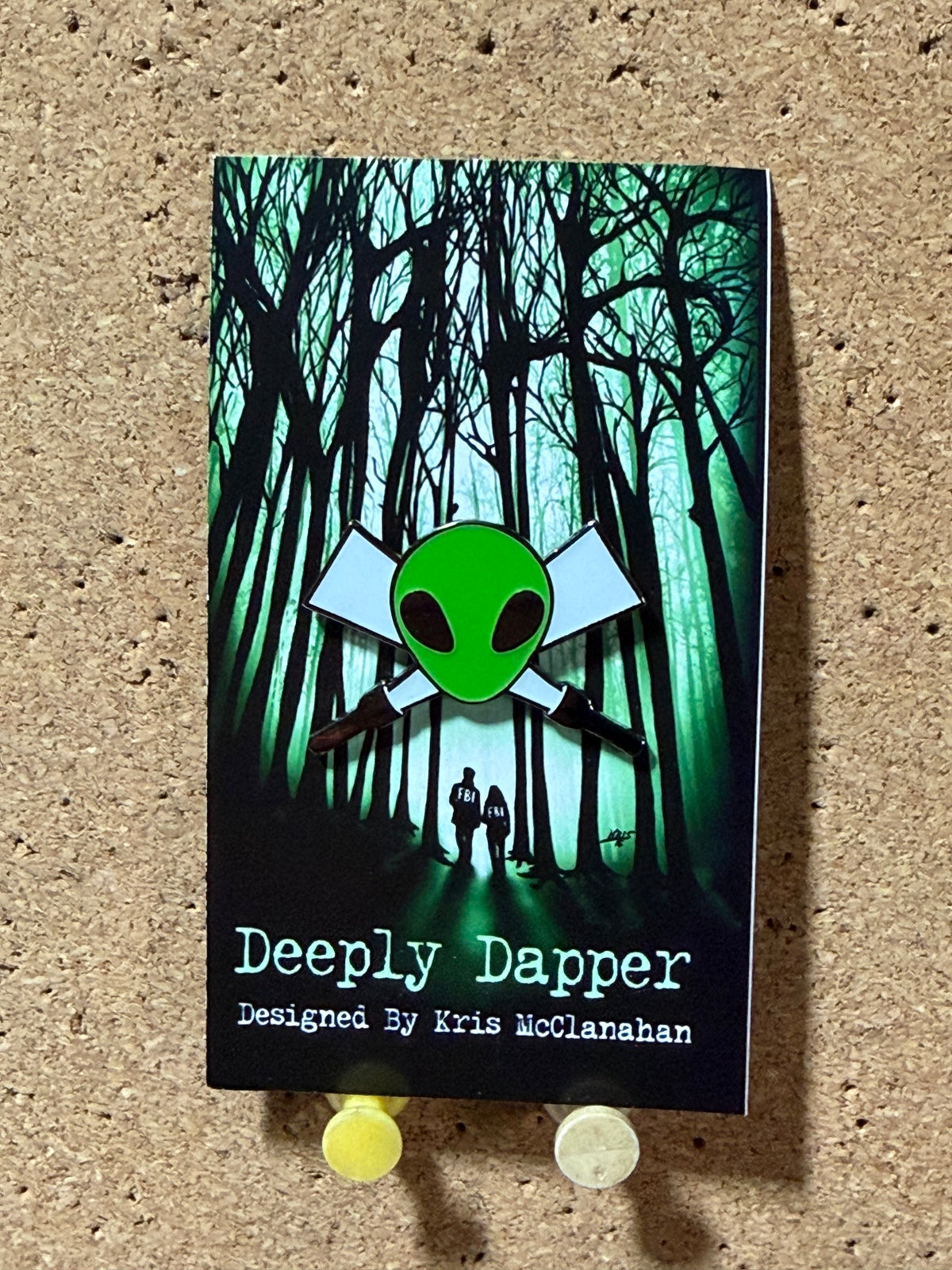 Little Green Men | Glow In The Dark Alien | Enamel Pin