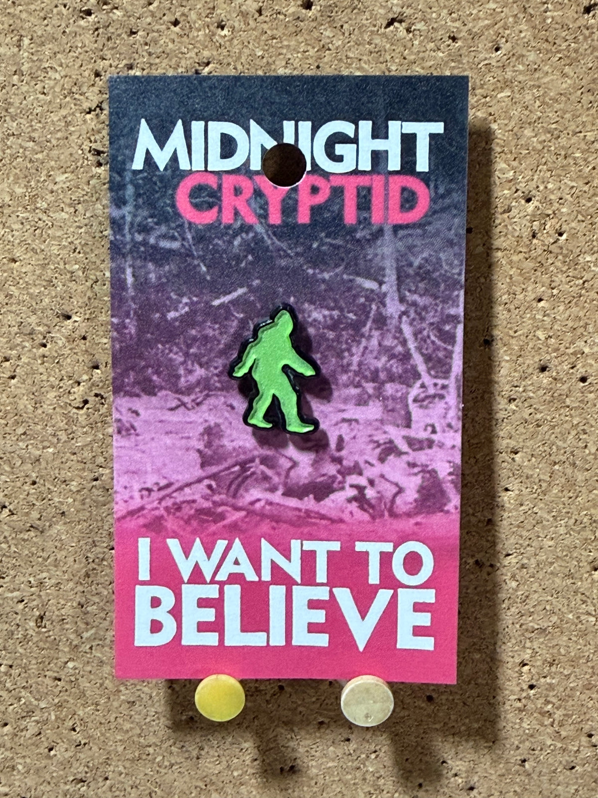 Small Bigfoot | Midnight Cryptid Collection | Enamel Pin