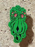 Cthulhu | Green and Red | Enamel Pin