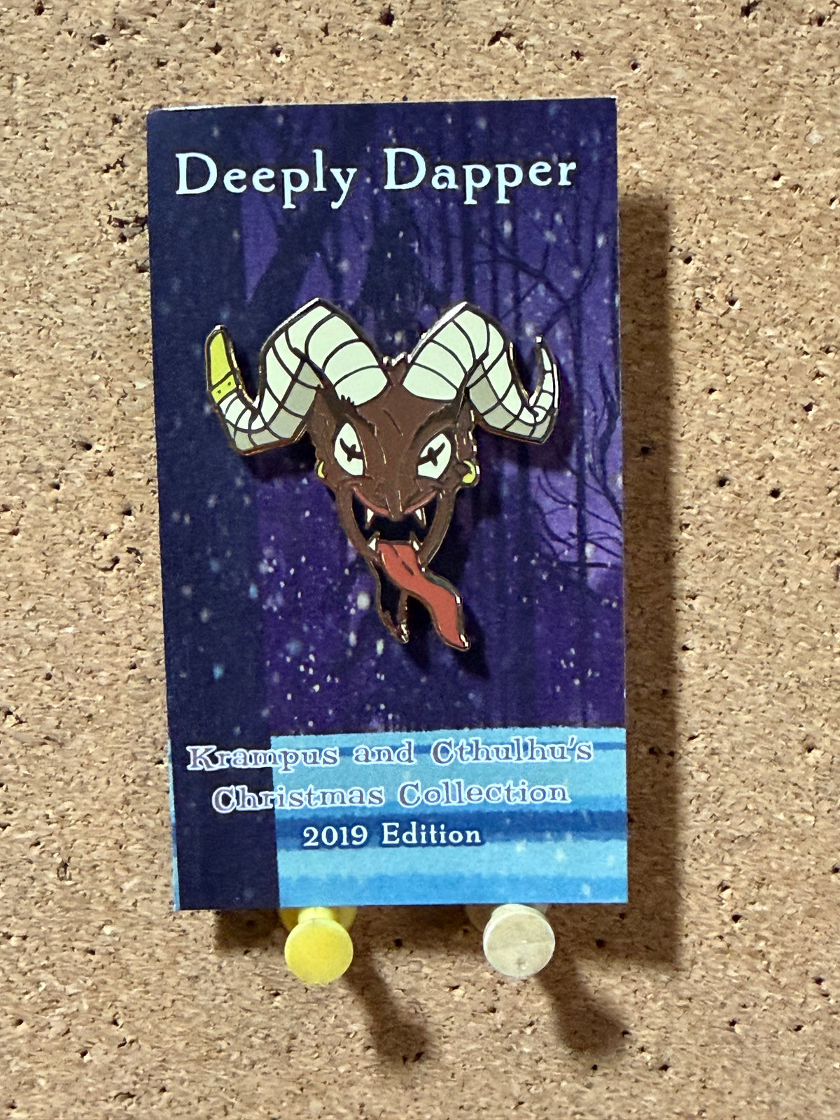 Mid-Century Krampus | 2019 Holiday Horrors | Enamel Pin