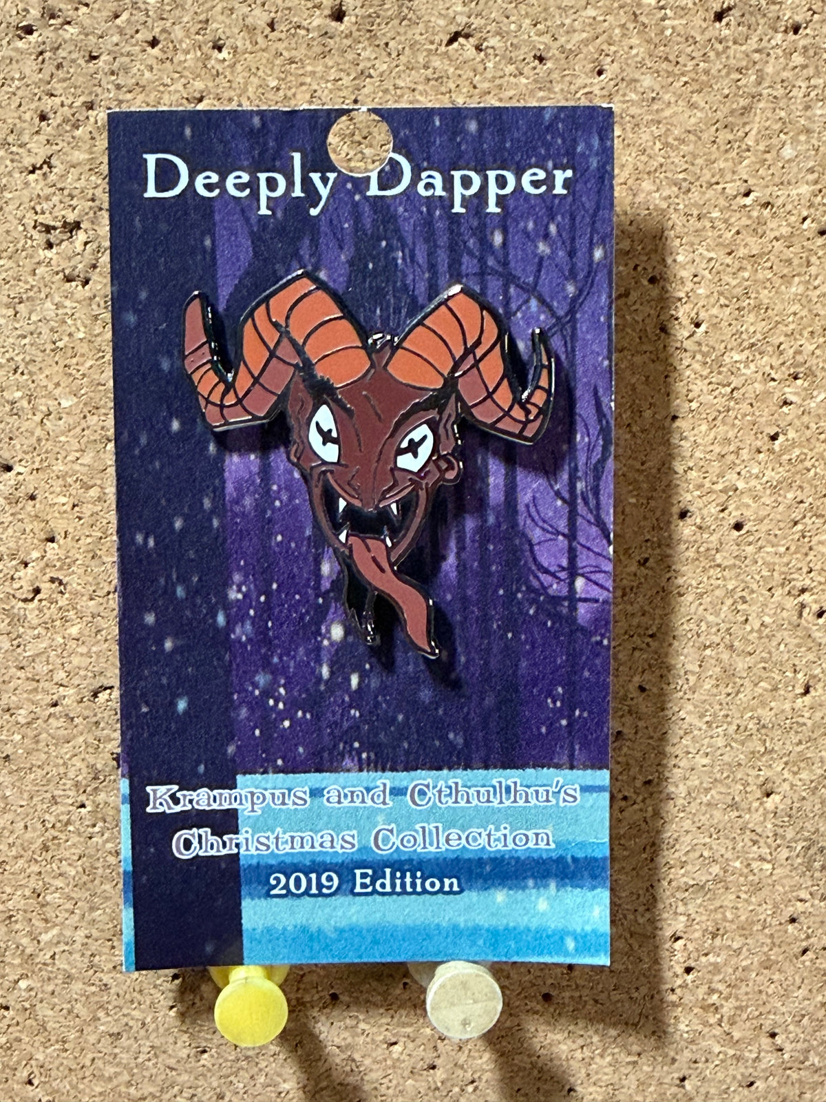 Mid-Century Krampus | 2019 Holiday Horrors | Enamel Pin