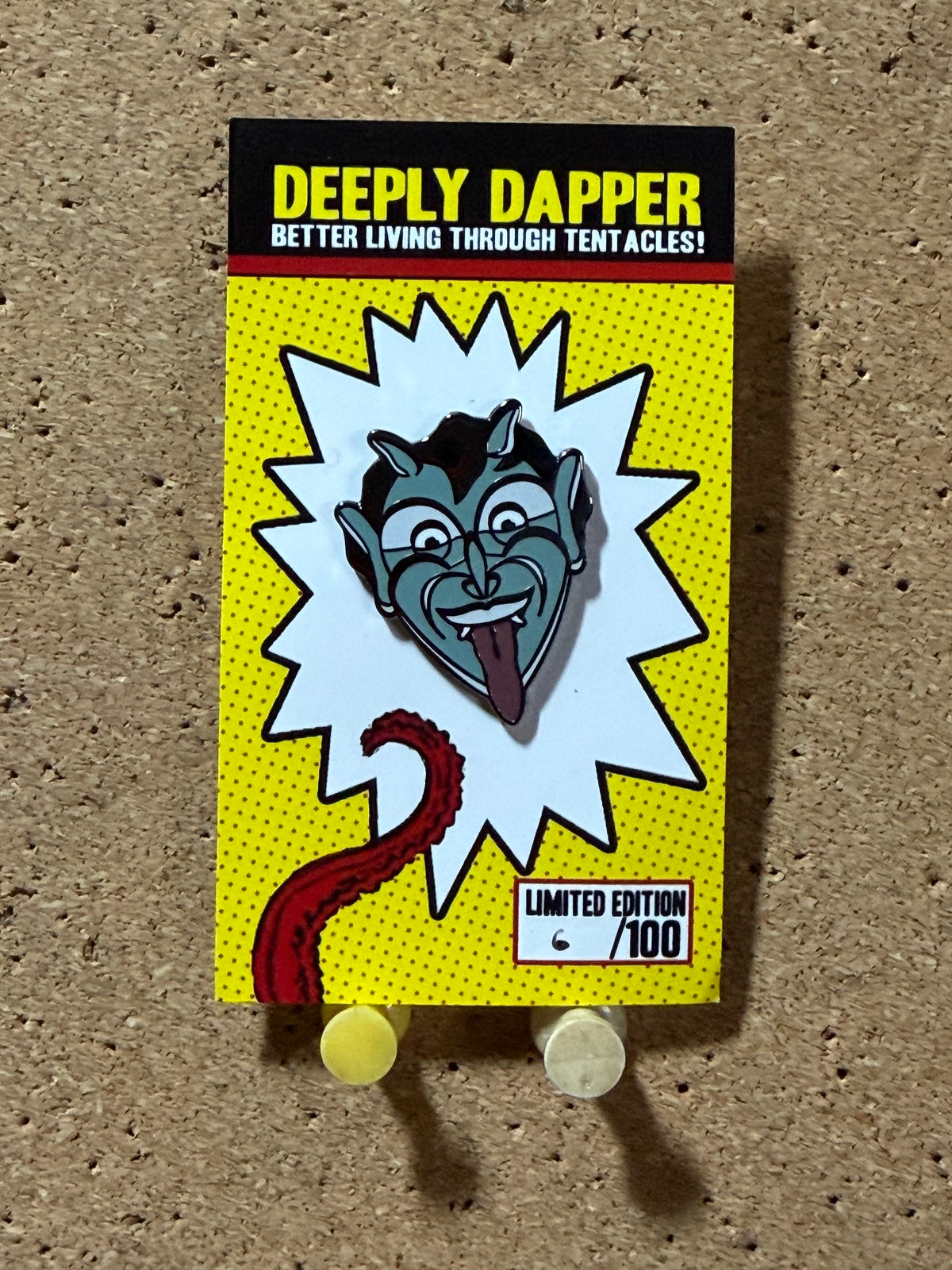 Vintage Krampus | Holiday Horror | Enamel Pin