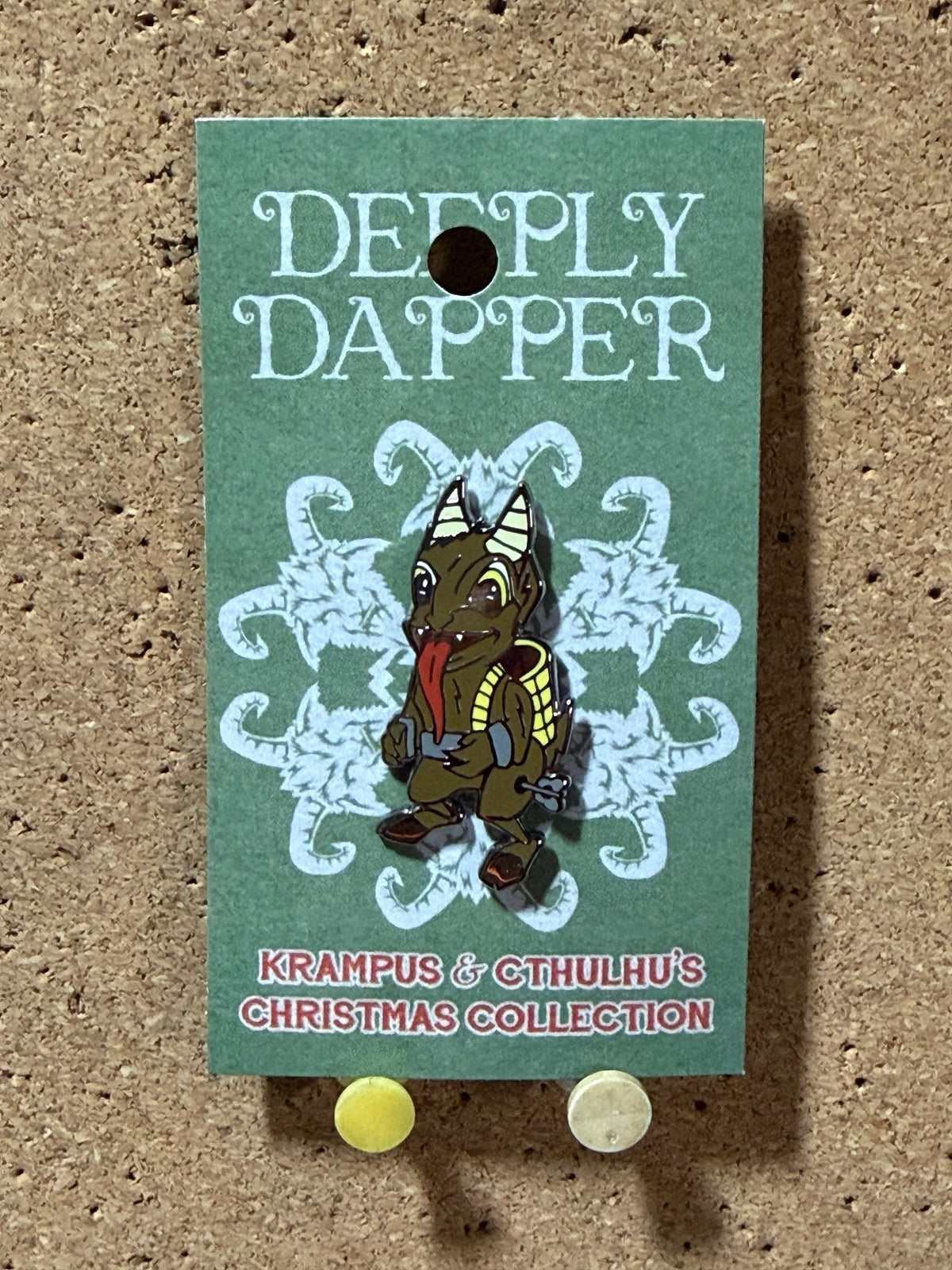 Hopping Krampus | 2020 Holiday Horrors | Enamel Pin