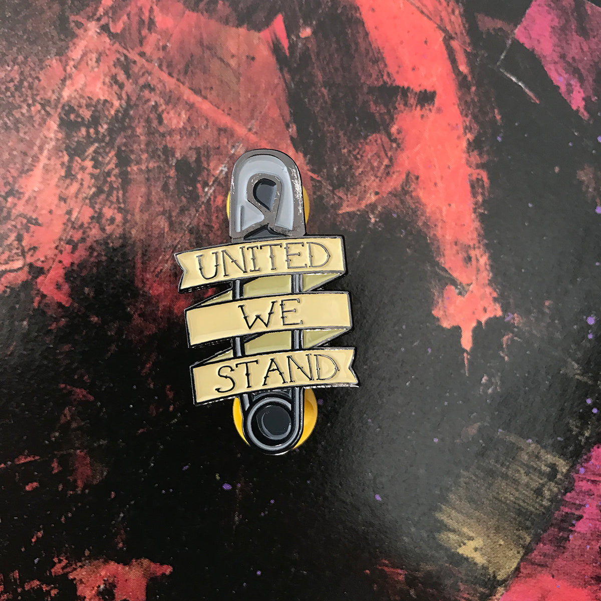 United We Stand | Safety Pin | Enamel Pin