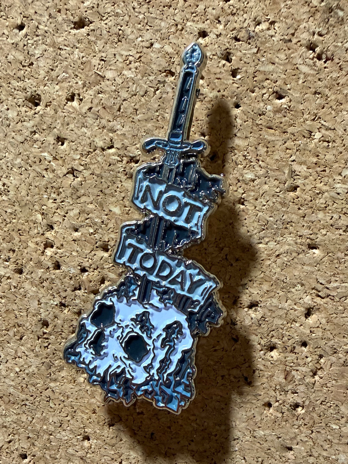 Not Today, Death |  Enamel Pin