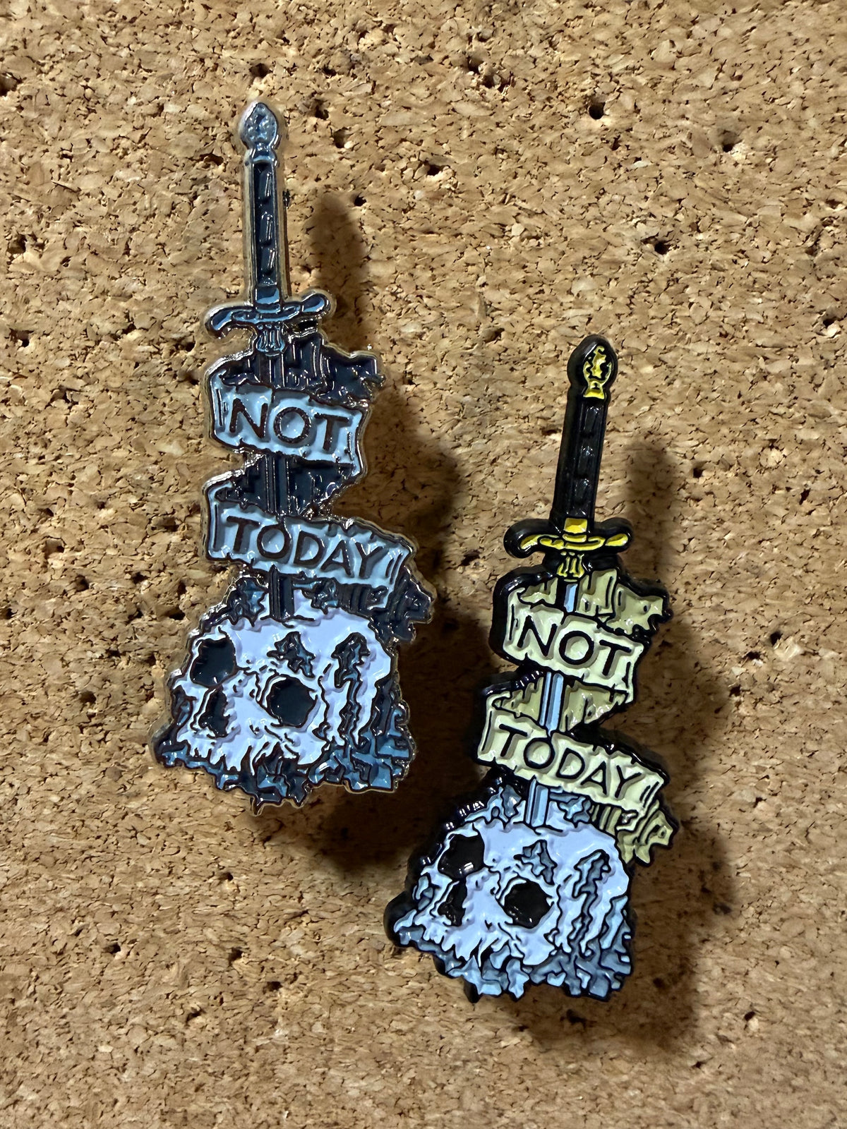 Not Today, Death |  Enamel Pin