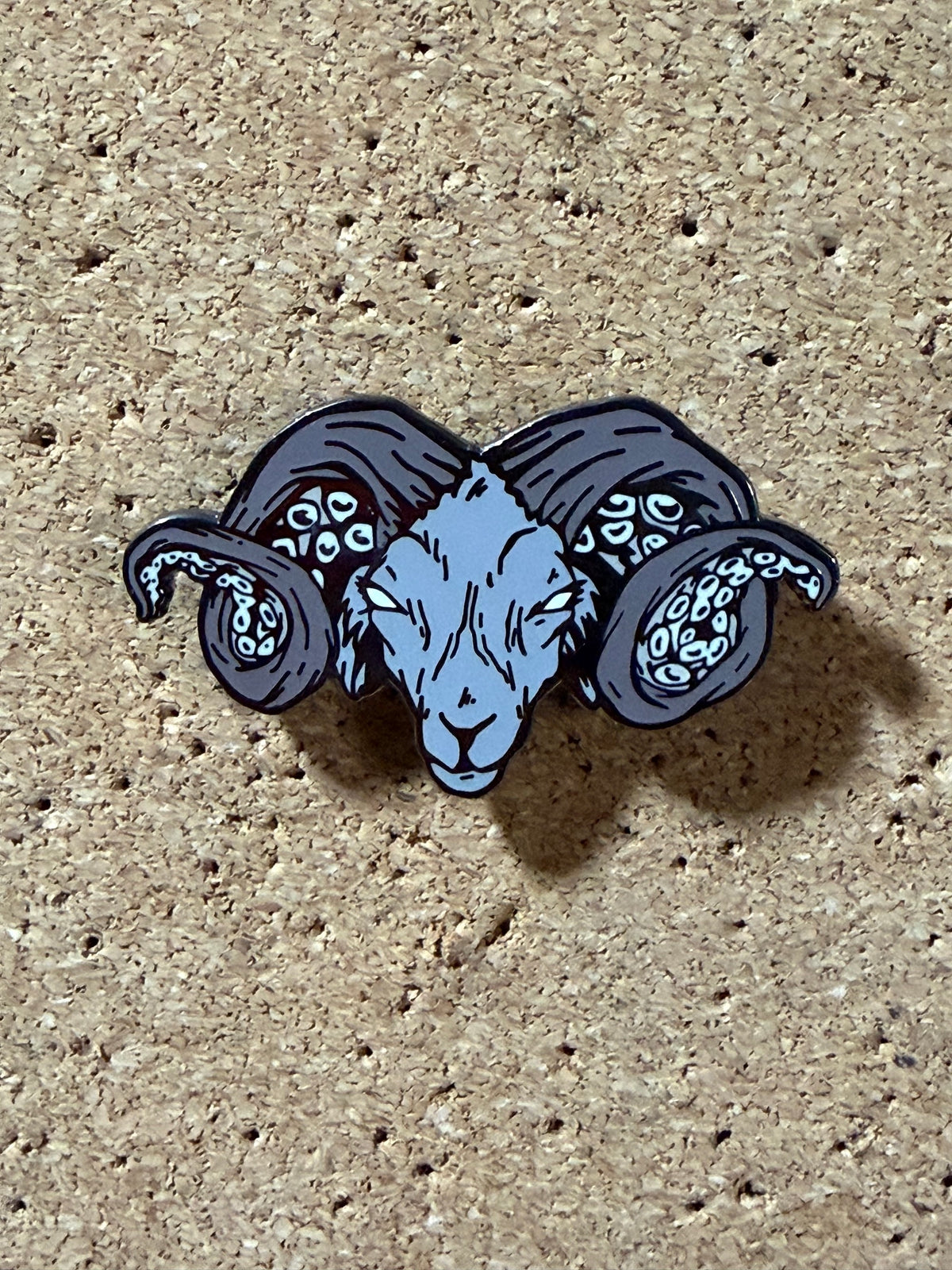 The Strange Beast | Horror Goat | Enamel Pin