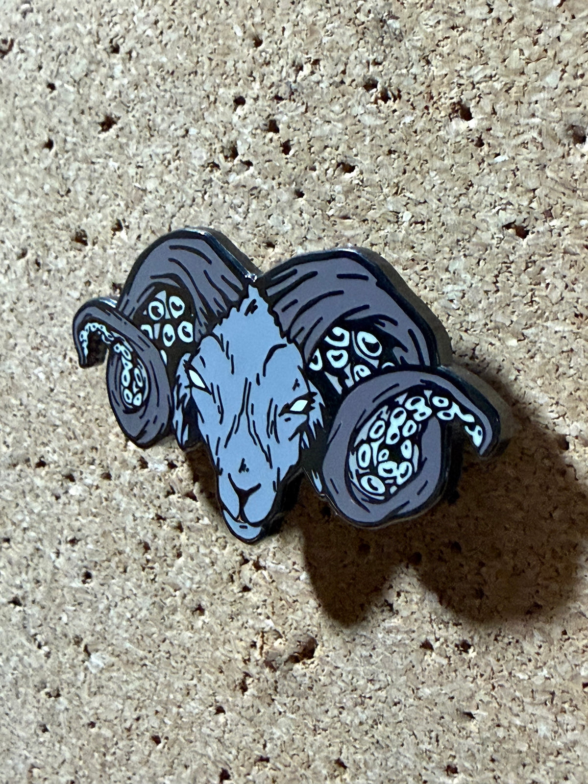 The Strange Beast | Horror Goat | Enamel Pin