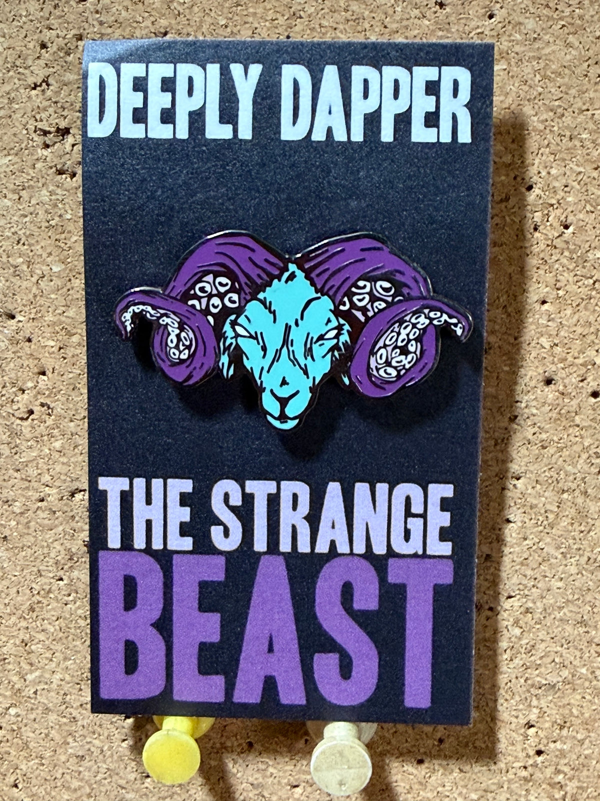 The Strange Beast | Horror Goat | Enamel Pin