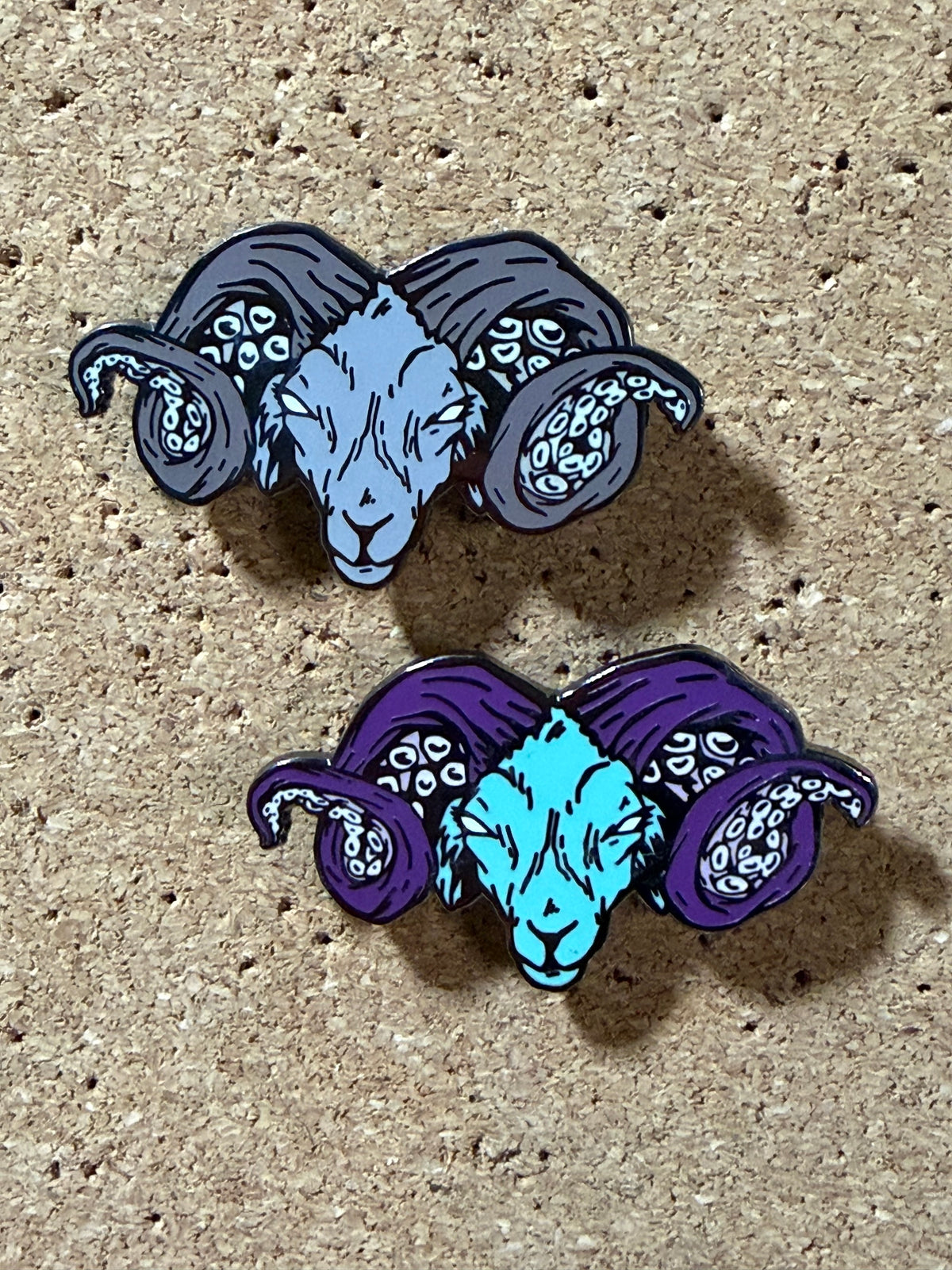 The Strange Beast | Horror Goat | Enamel Pin