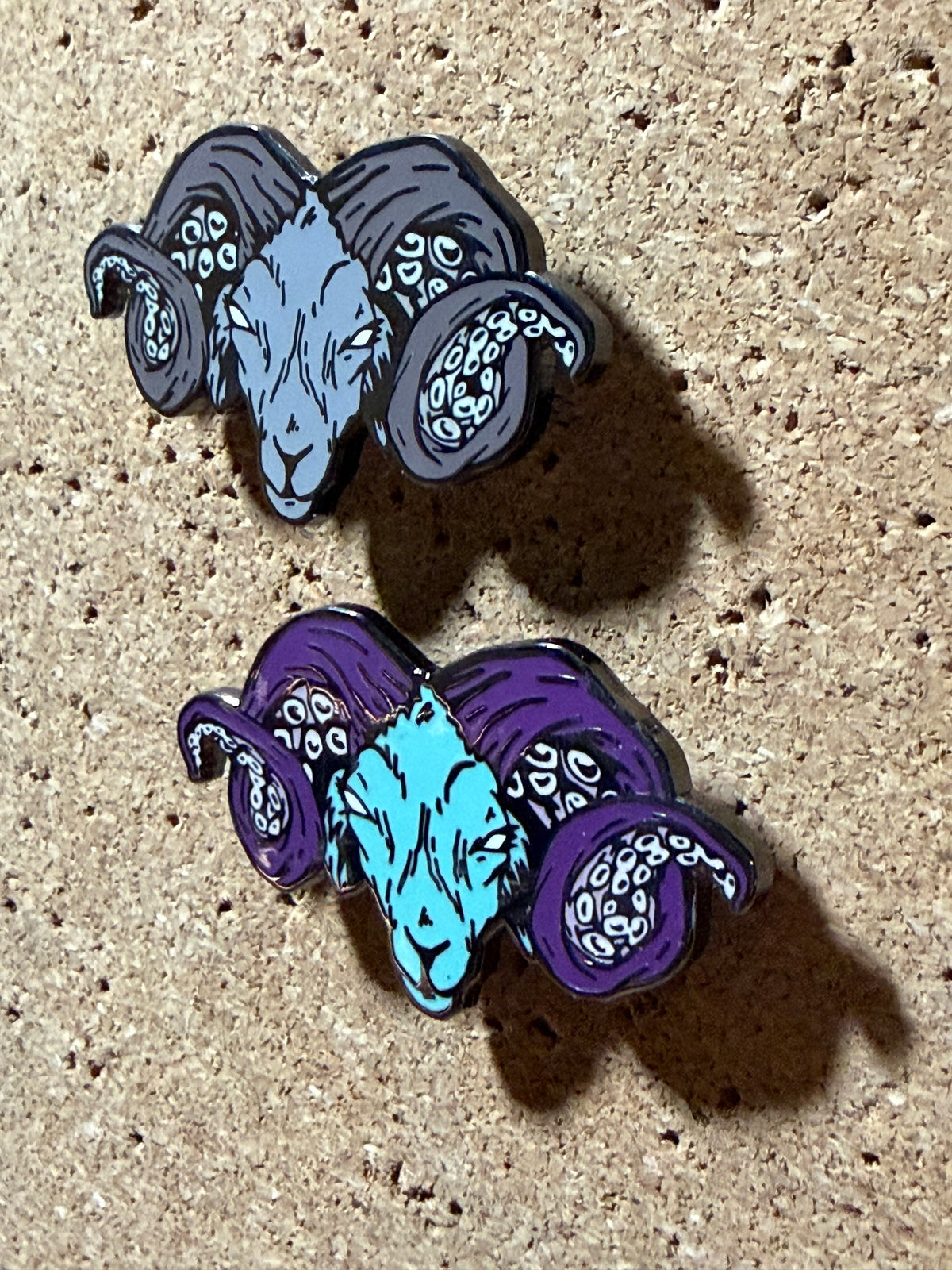 The Strange Beast | Horror Goat | Enamel Pin