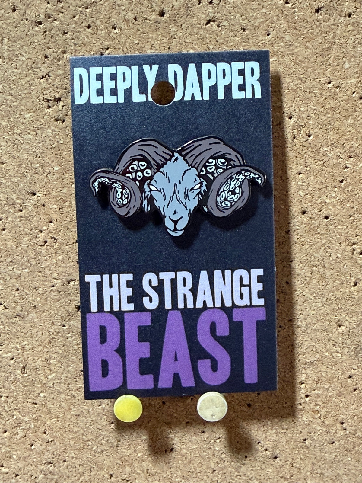 The Strange Beast | Horror Goat | Enamel Pin