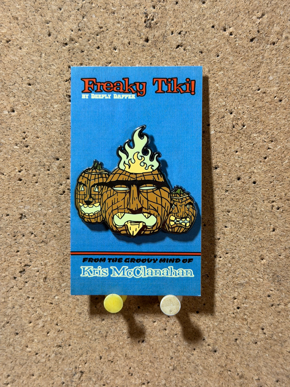 Jack-O-Tiki-Lanterns |  Freaky Tiki Collection | Enamel Pin