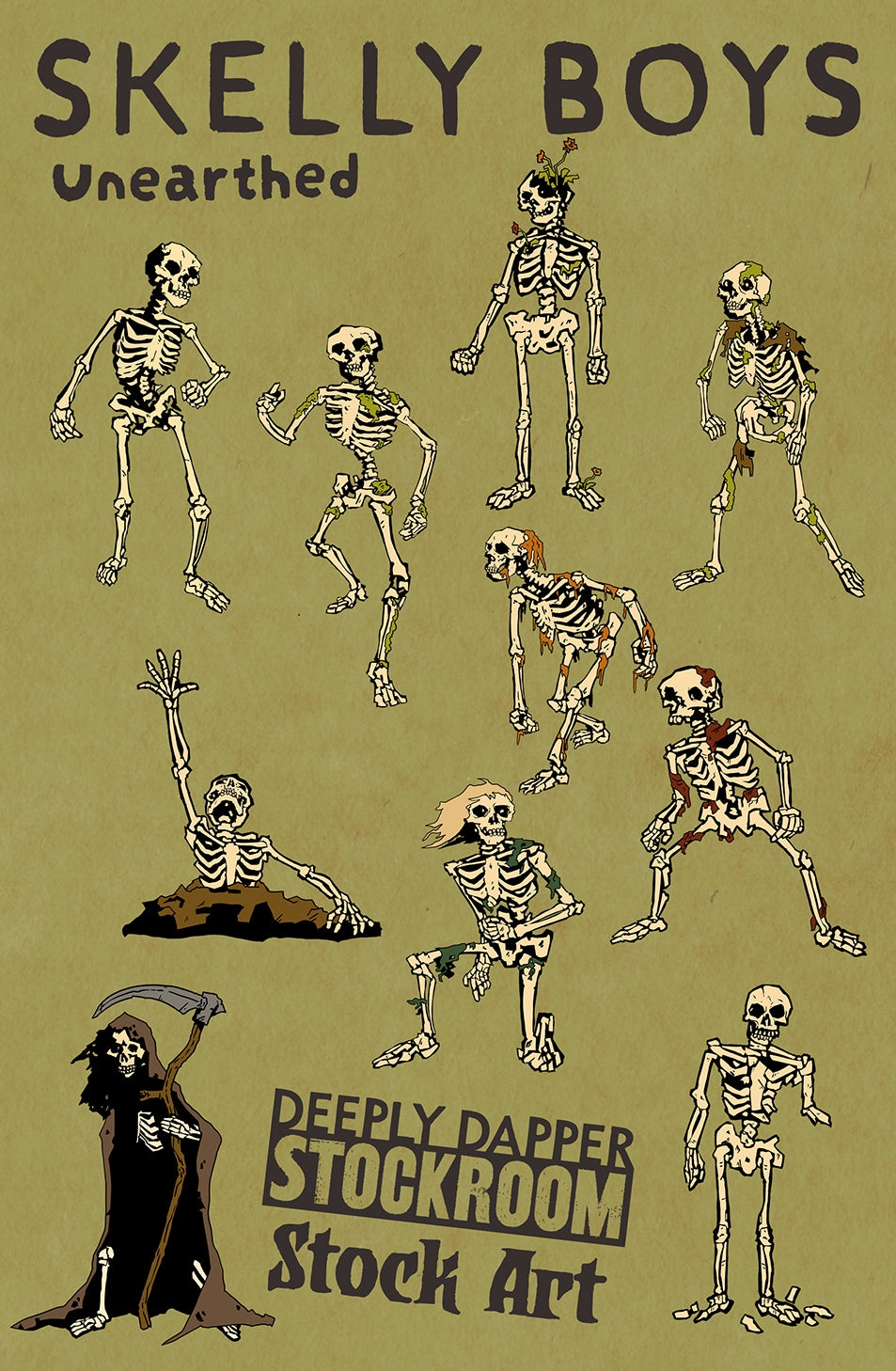Stock Art: Skelly Boys Unearthed