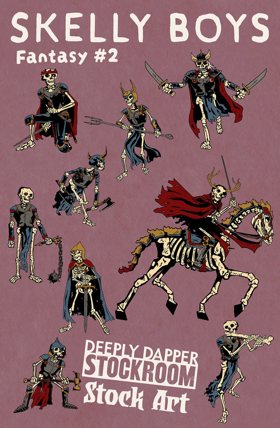 Stock Art: Skelly Boys Fantasy 2