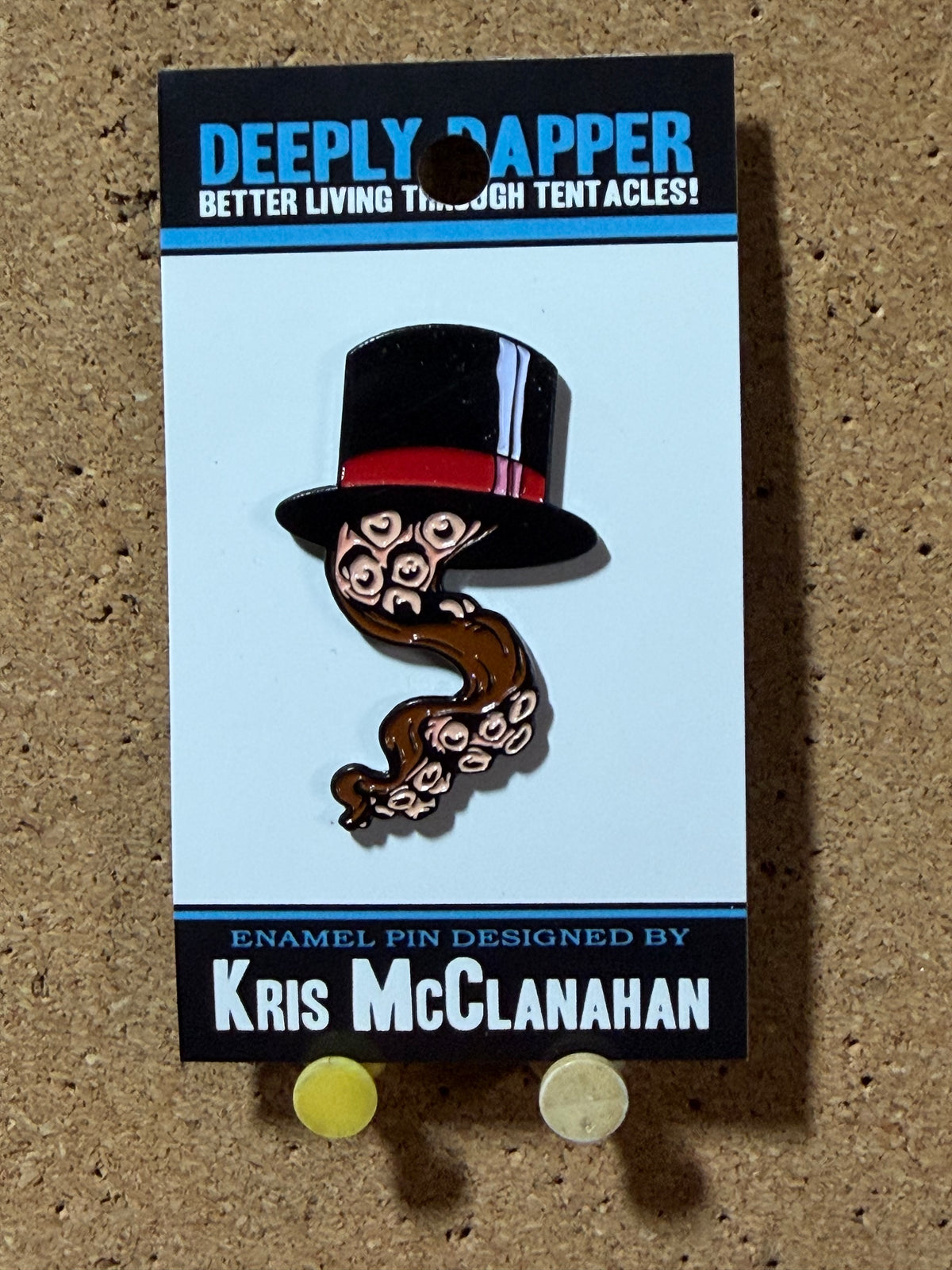 Dapper Tentacle | Deeply Dapper Enamel Pin