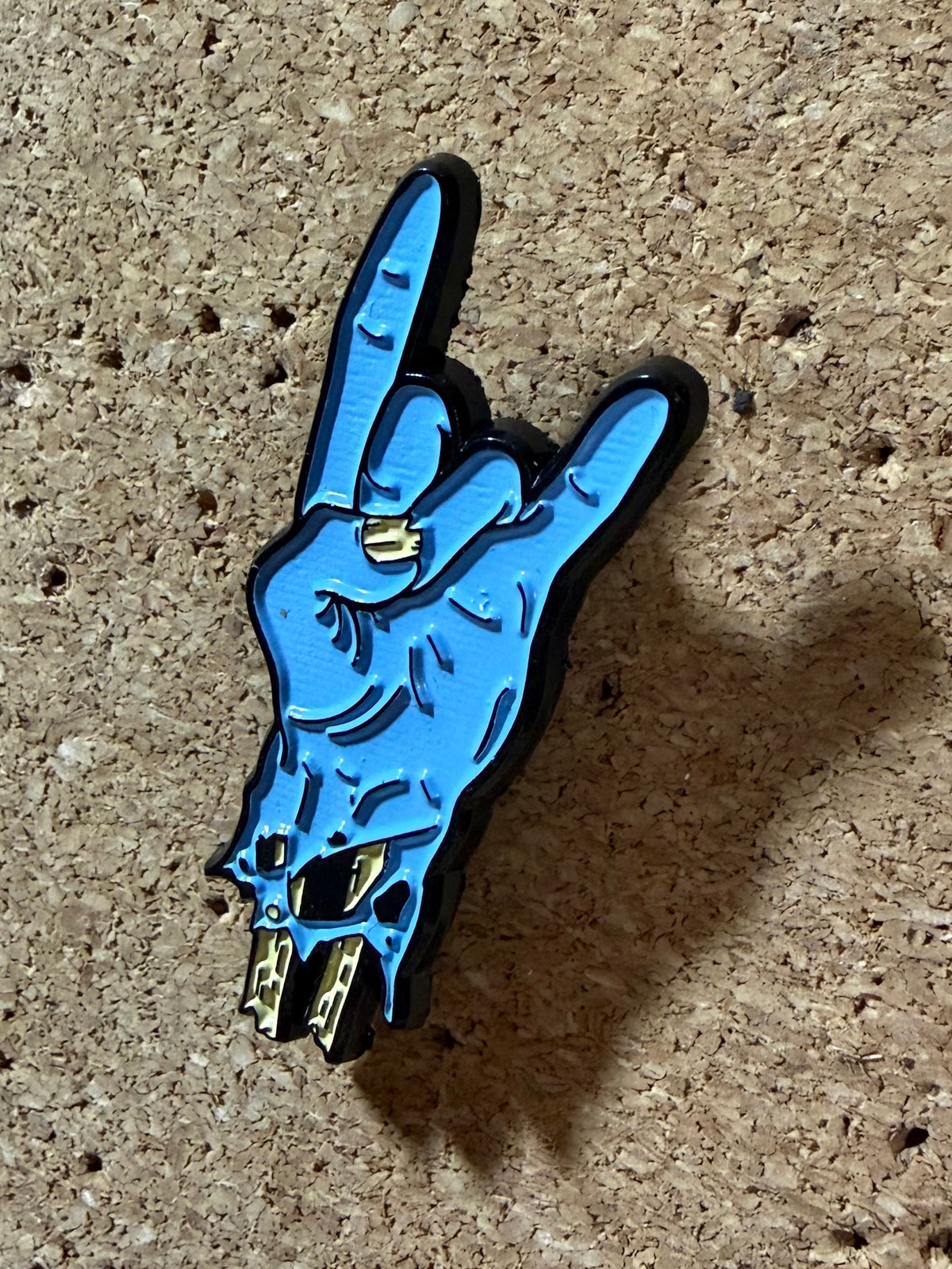 Devil Horns | Severed Hand | Horror Enamel Pin