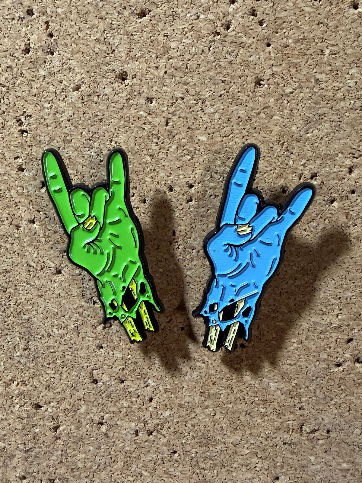 Devil Horns | Severed Hand | Horror Enamel Pin