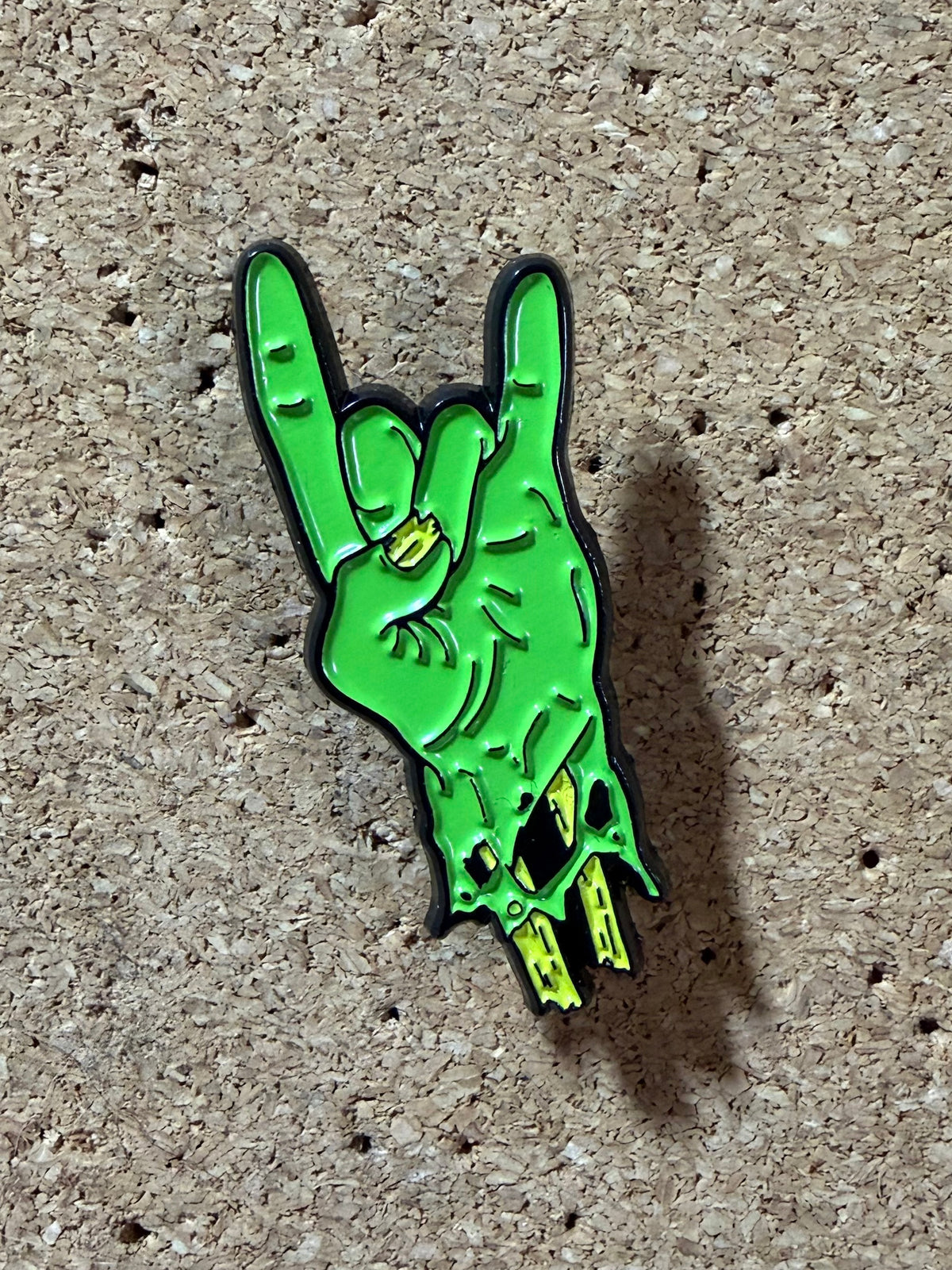 Devil Horns | Severed Hand | Horror Enamel Pin