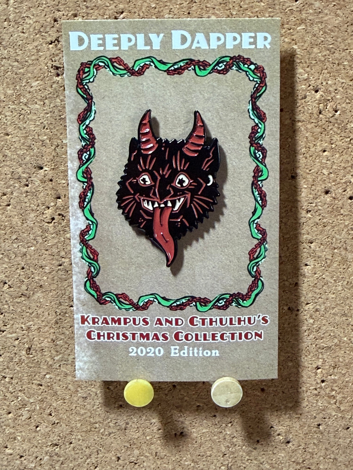 Smiling Krampus | 2020 Holiday Horrors | Enamel Pin