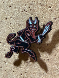 Running Krampus | 2021 Holiday Horrors | Enamel Pin