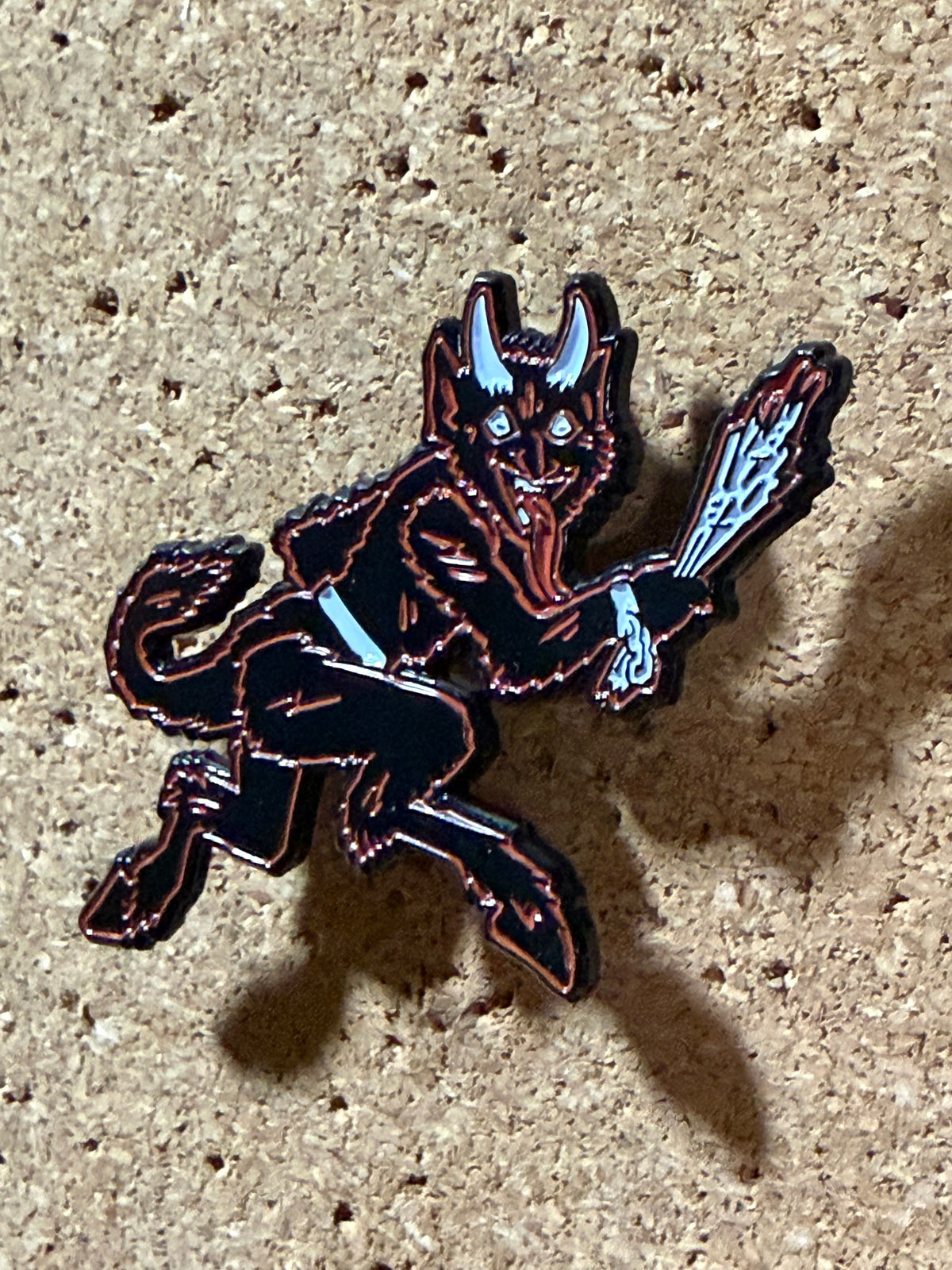 Running Krampus | 2021 Holiday Horrors | Enamel Pin