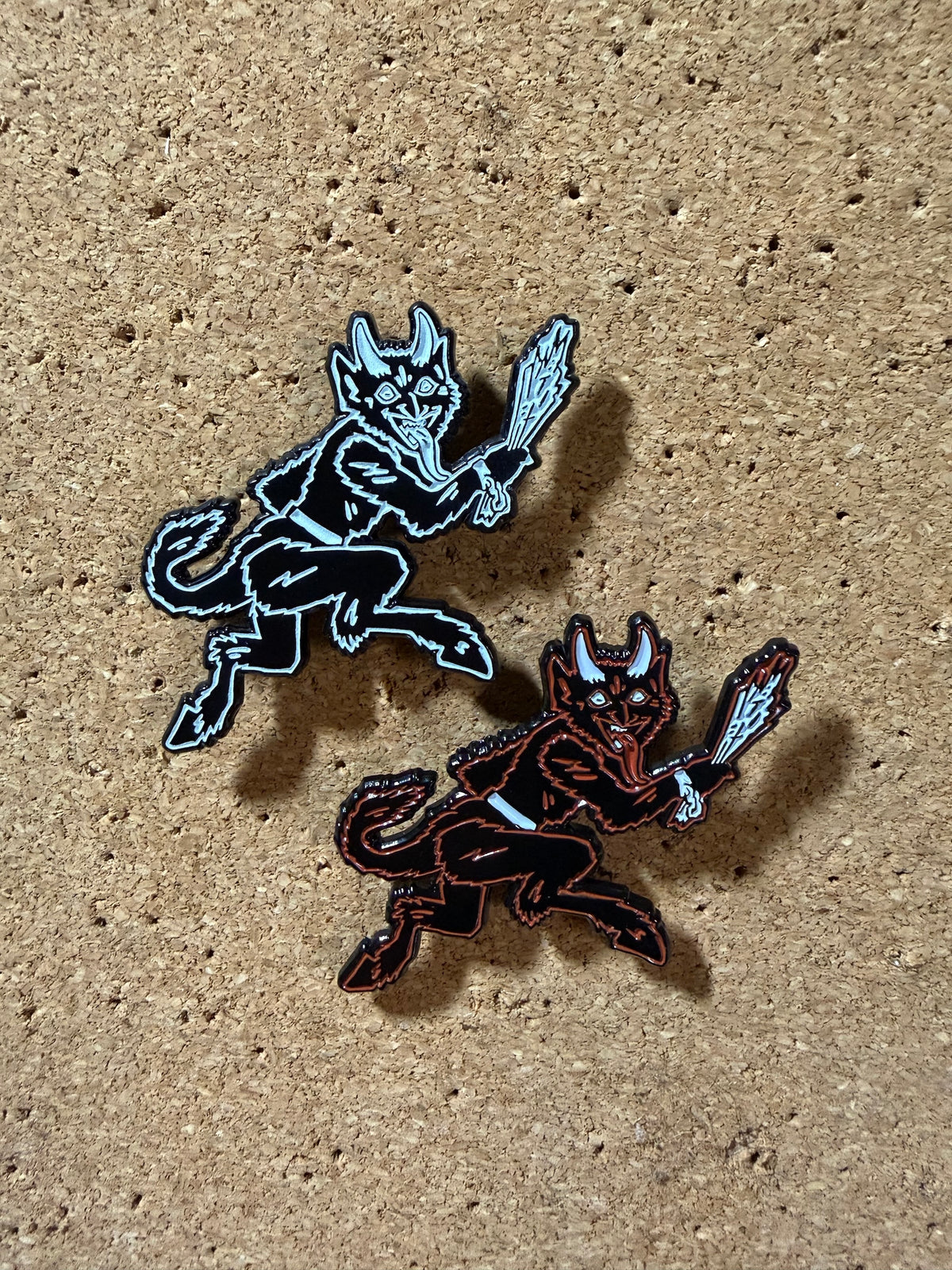 Running Krampus | 2021 Holiday Horrors | Enamel Pin