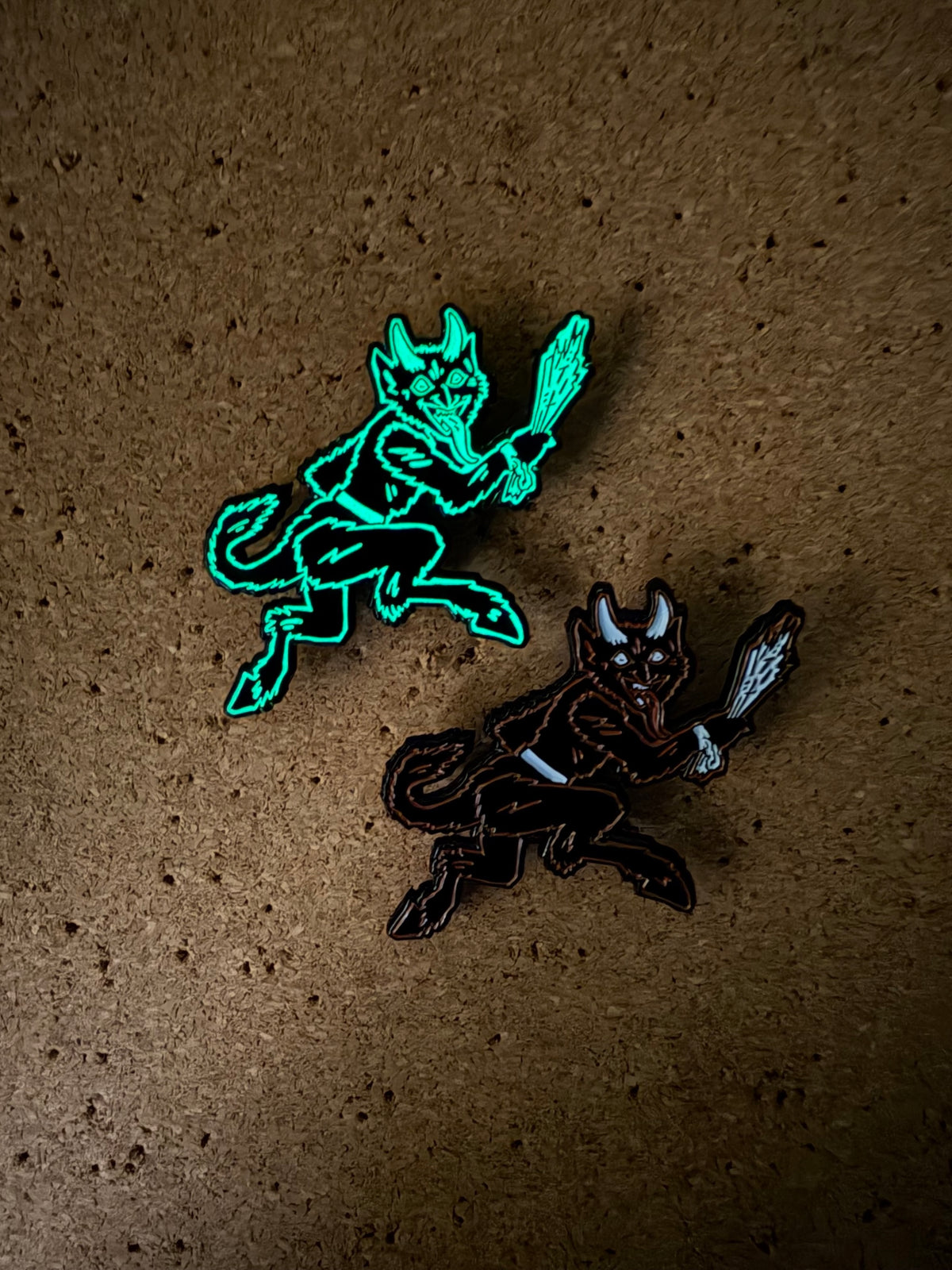 Running Krampus | 2021 Holiday Horrors | Enamel Pin