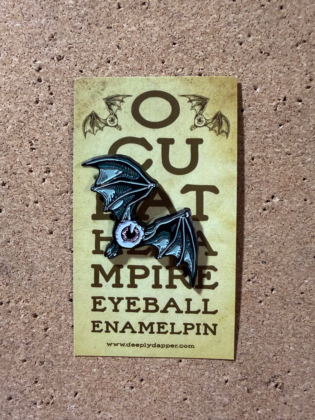 Ocula | Eyebat | Horror Enamel Pin