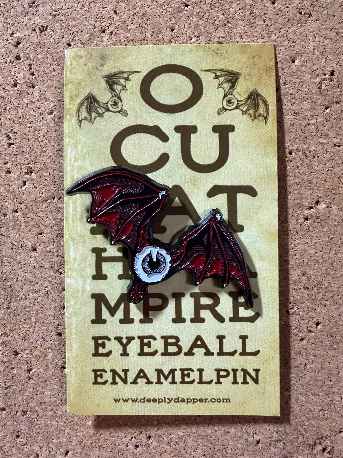 Ocula | Eyebat | Horror Enamel Pin