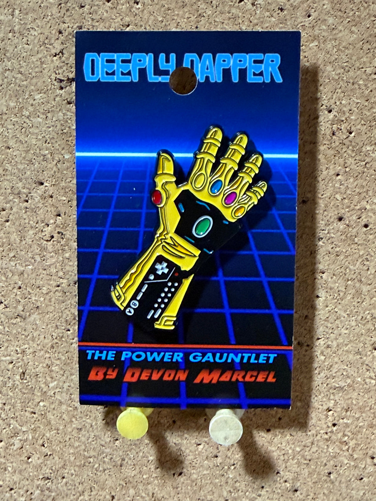The Power Gauntlet | Retro Gaming | Comic Book | Enamel Pin