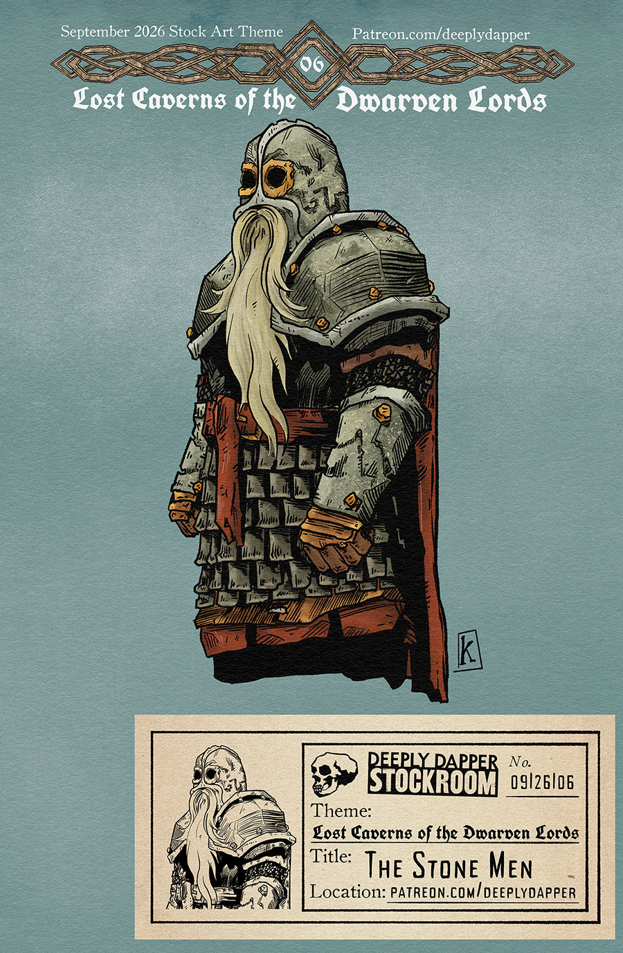Stock Art: The Stone Men | Lost Caverns of the Dwarven Lords #6