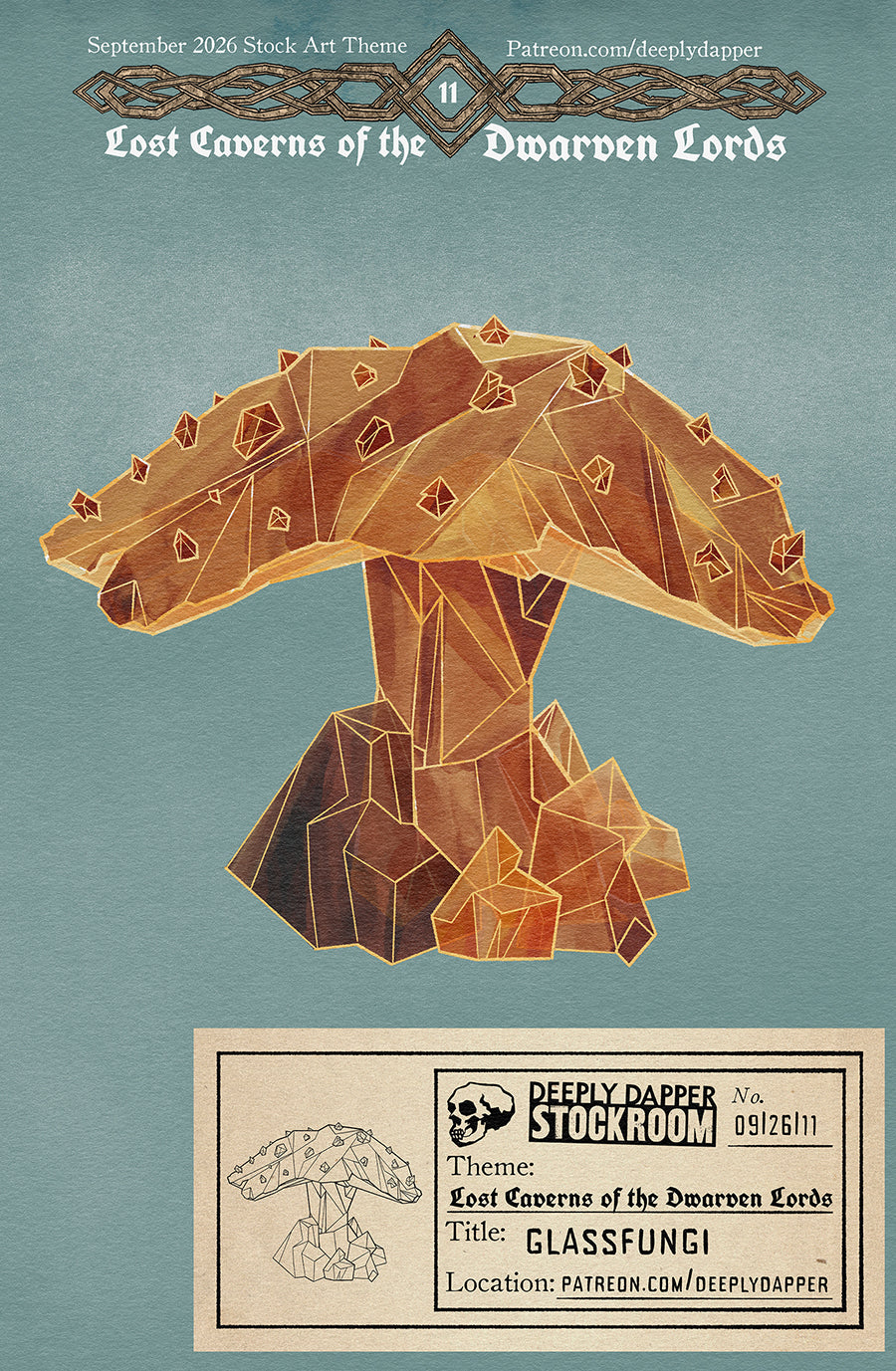 Stock Art: Glassfungi | Lost Caverns of the Dwarven Lords #11